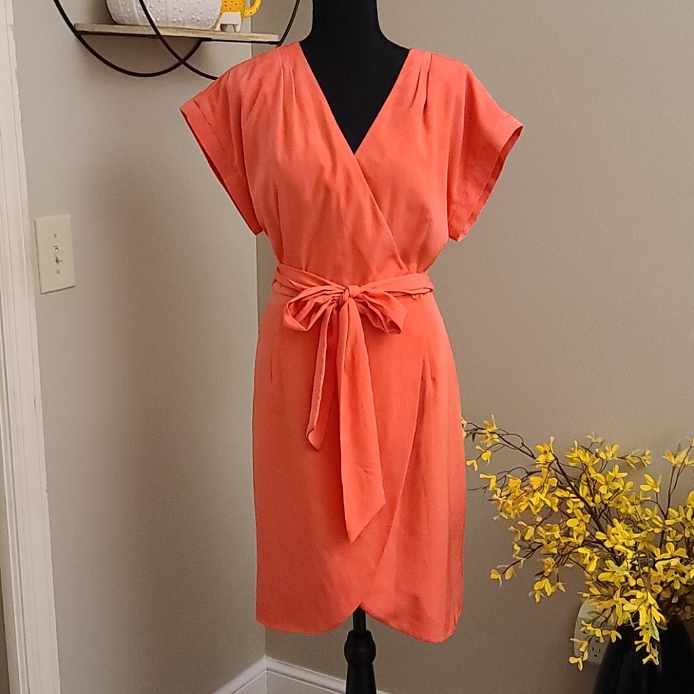 Large Wrap dress with dolman sleeves by Jacob